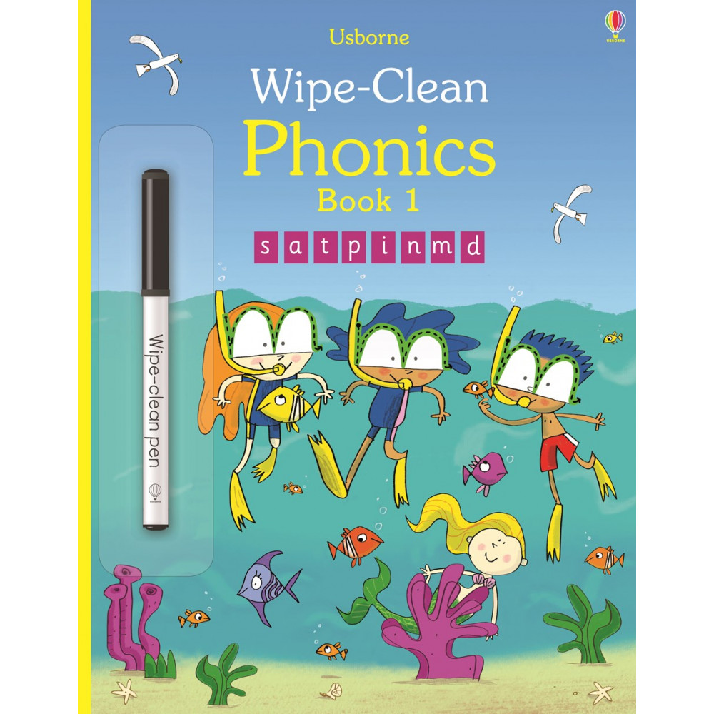 Wipe-Clean Phonics Book 1 
